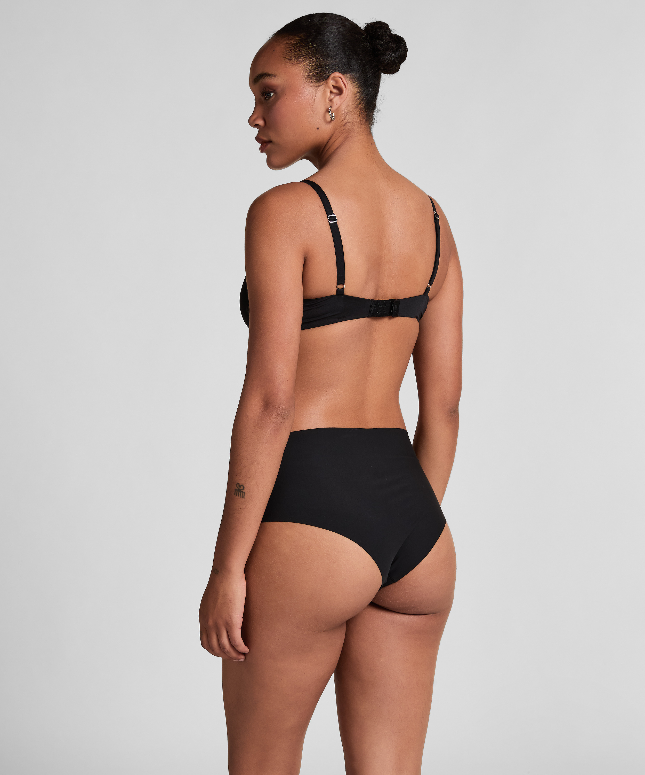 Invisible High Waist Brazilian, Black, main