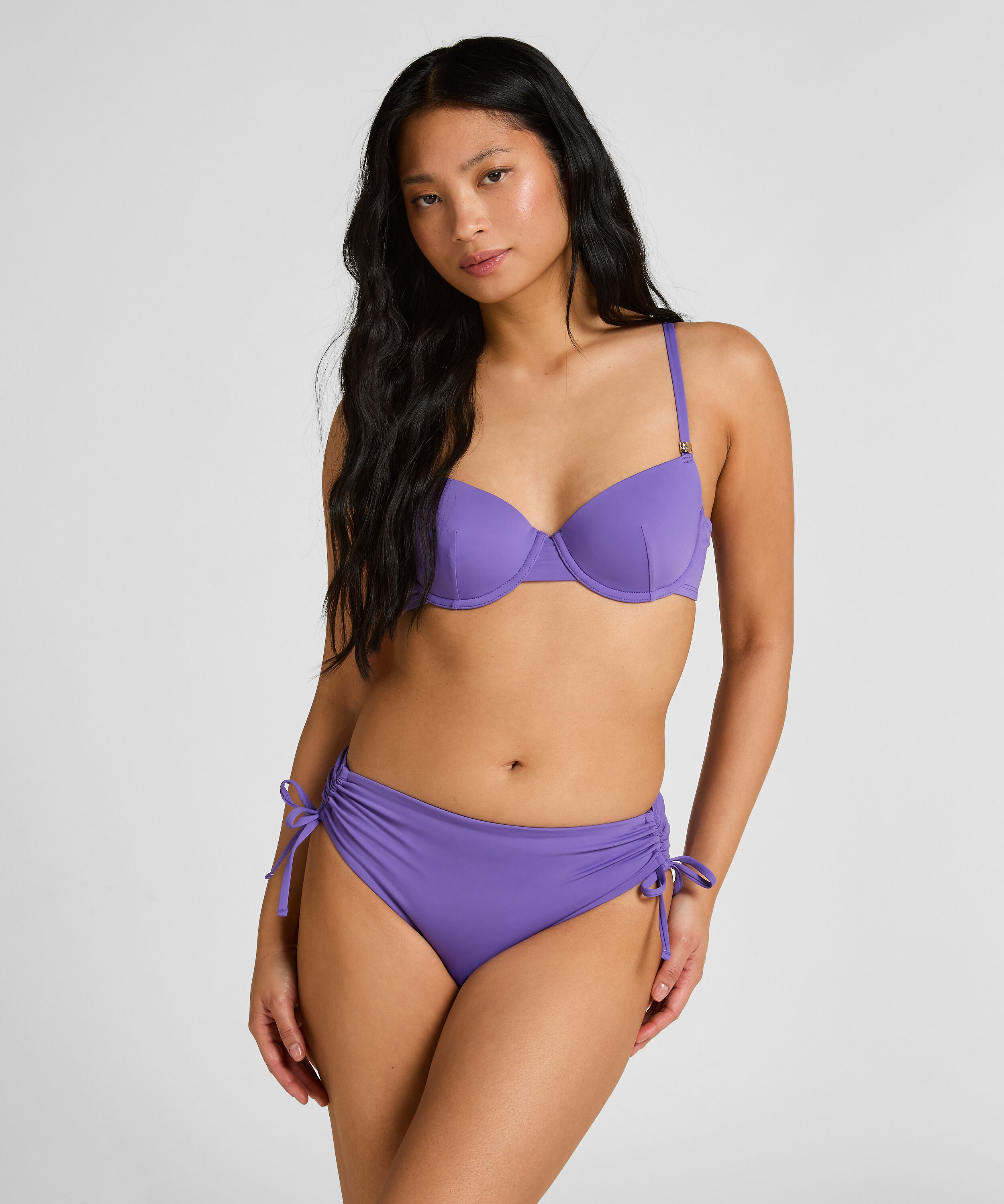 Midi Bikini Bottom Luxe, Purple
