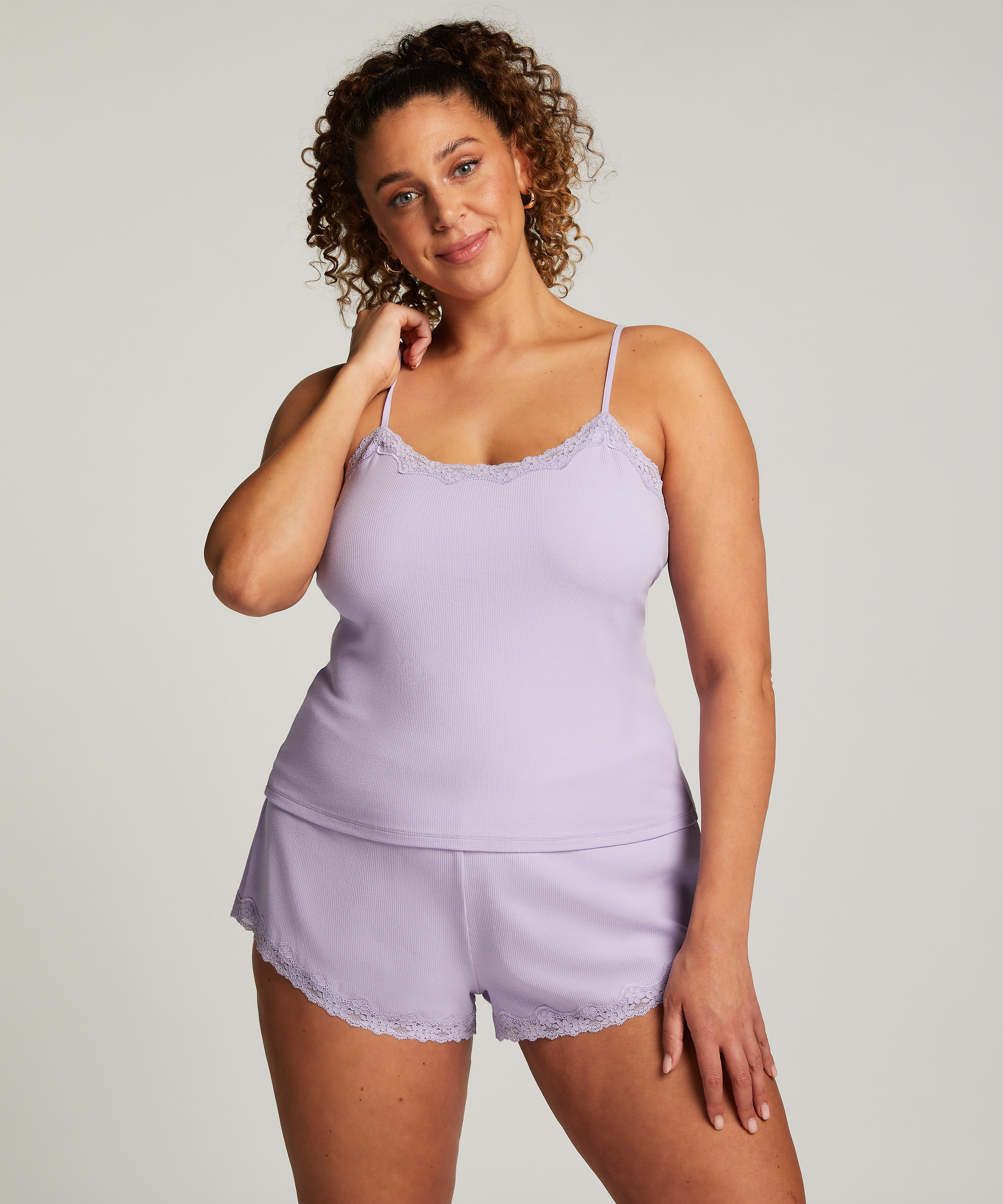 Pajama Set, Purple, main