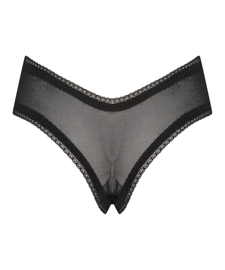 Cali V-shaped Brazilian, Black
