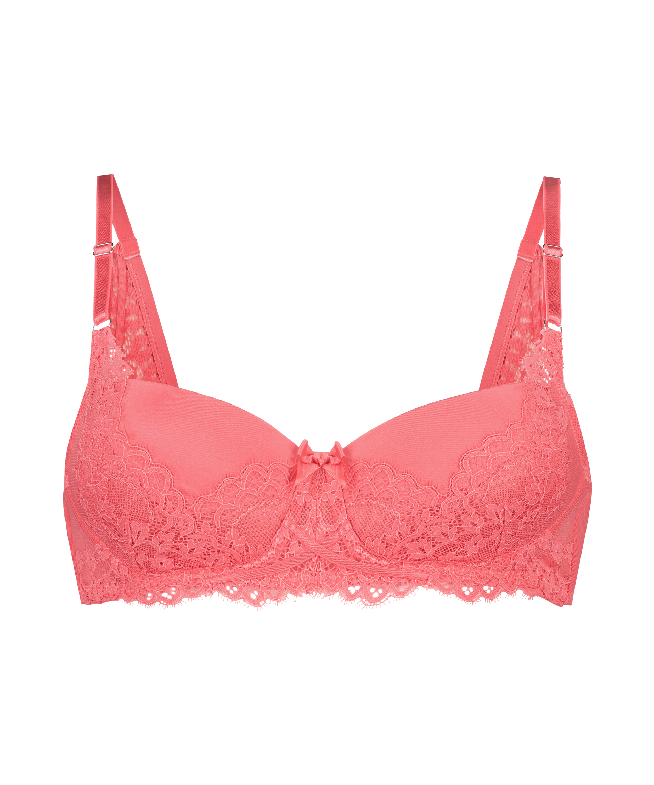 Claire Padded Underwired Bra, Pink, main