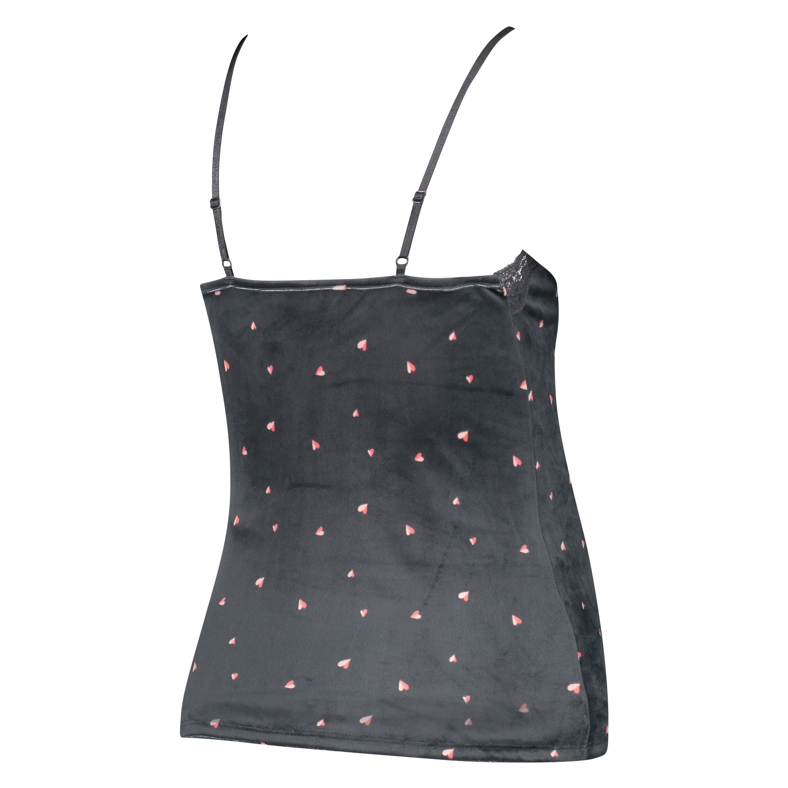 Maternity Velours cami, Grey, main