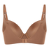 Smooth Padded Underwired Bra, Brown