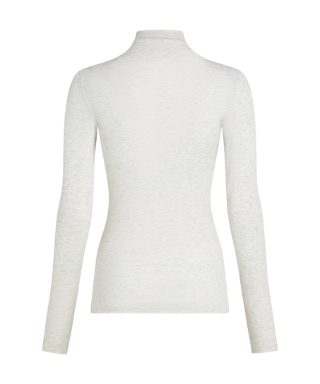 super soft Turtleneck shirt with Cashmere, Grey