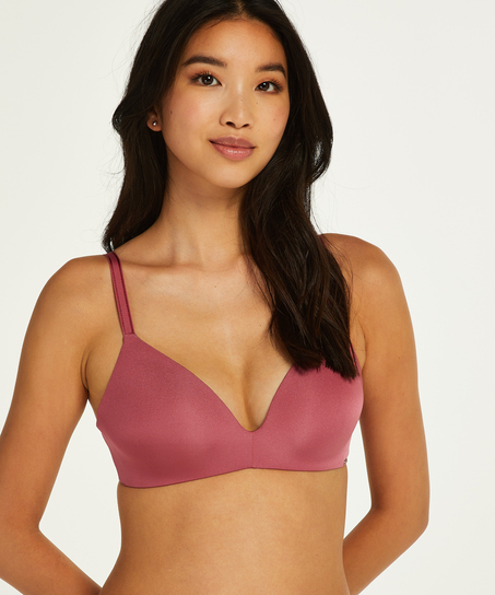 Mona padded non-underwired bra, Pink
