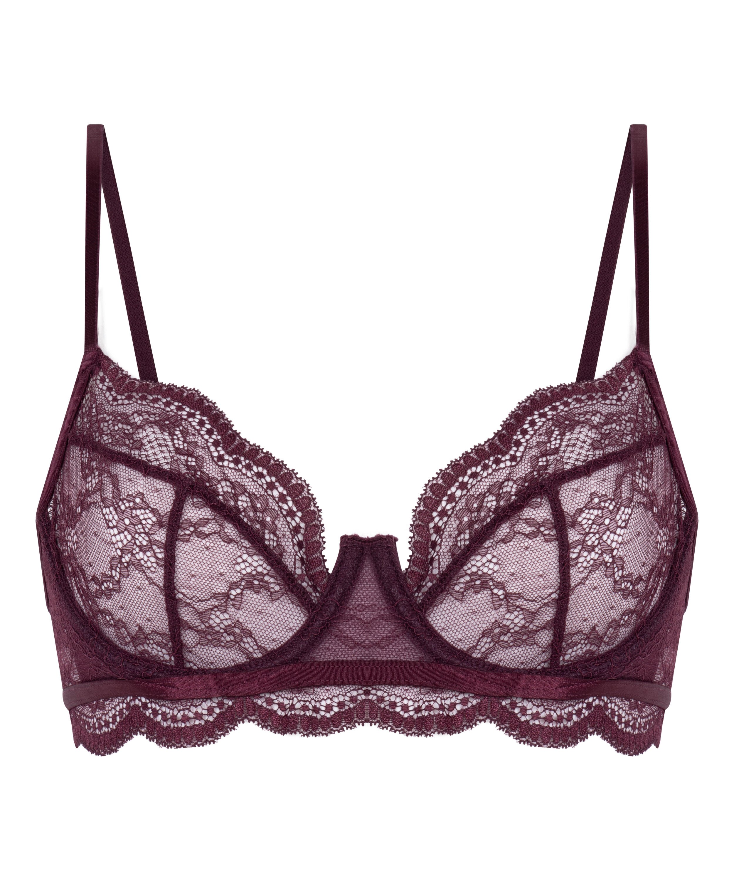 Isabelle Non-Padded Underwired Bra, Purple