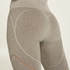 HKMX Bionic High Waisted Seamless Sports Leggings, Grey
