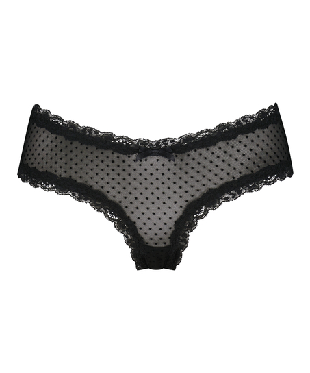 V-shape Mesh Brazilian, Black