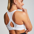 HKMX Sports bra The All Star Level 2, White