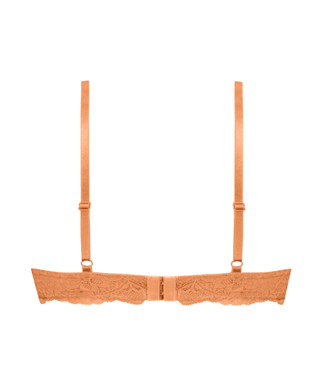Marine Non-Padded Underwired Bra, Orange