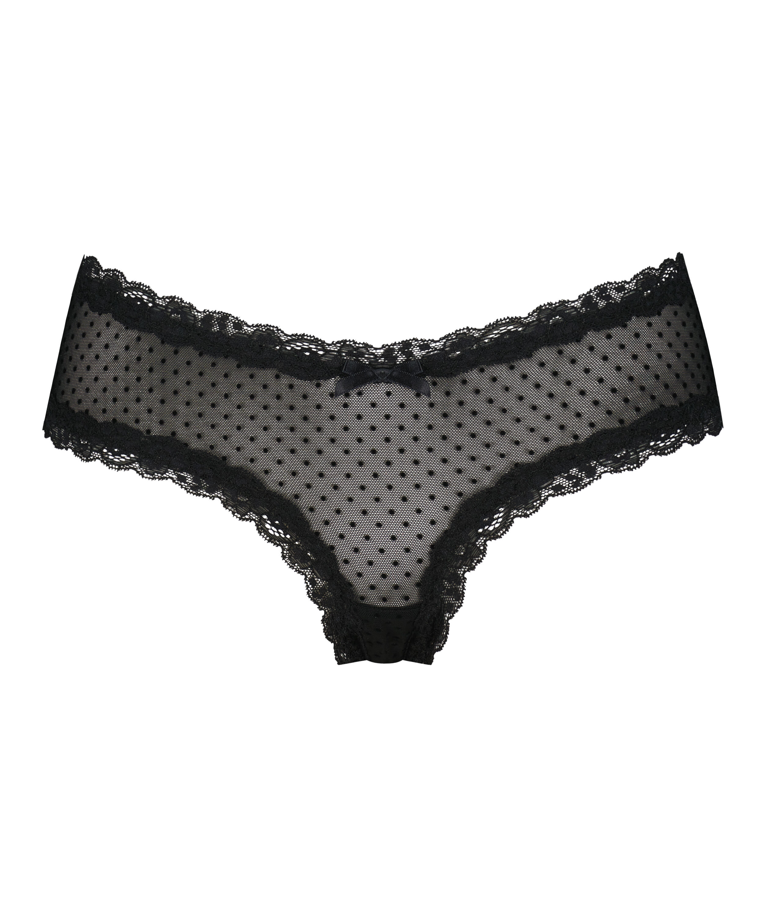 V-shape Mesh Brazilian, Black