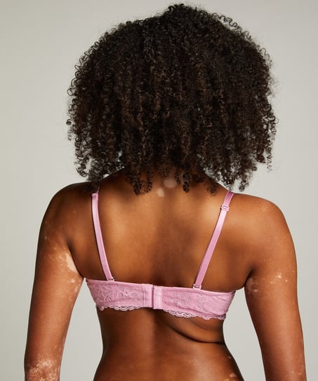 Marine Padded Underwired Bra, Pink