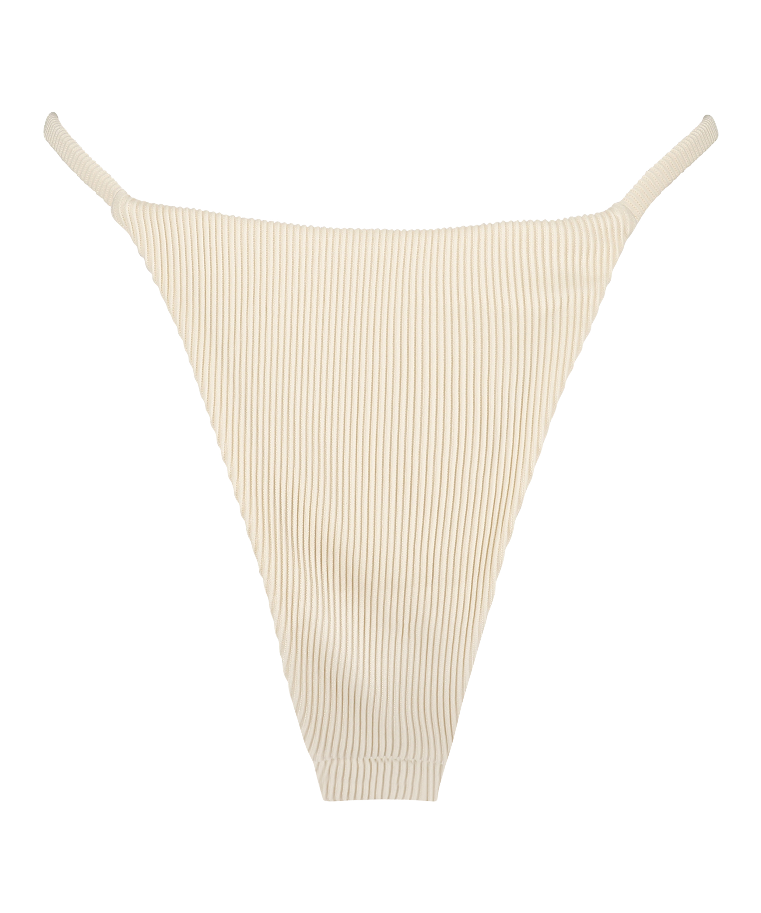 High-cut bikini bottoms Texture HKM x NA-KD, White, main