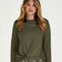 Long sleeve top Jersey Knot, Green