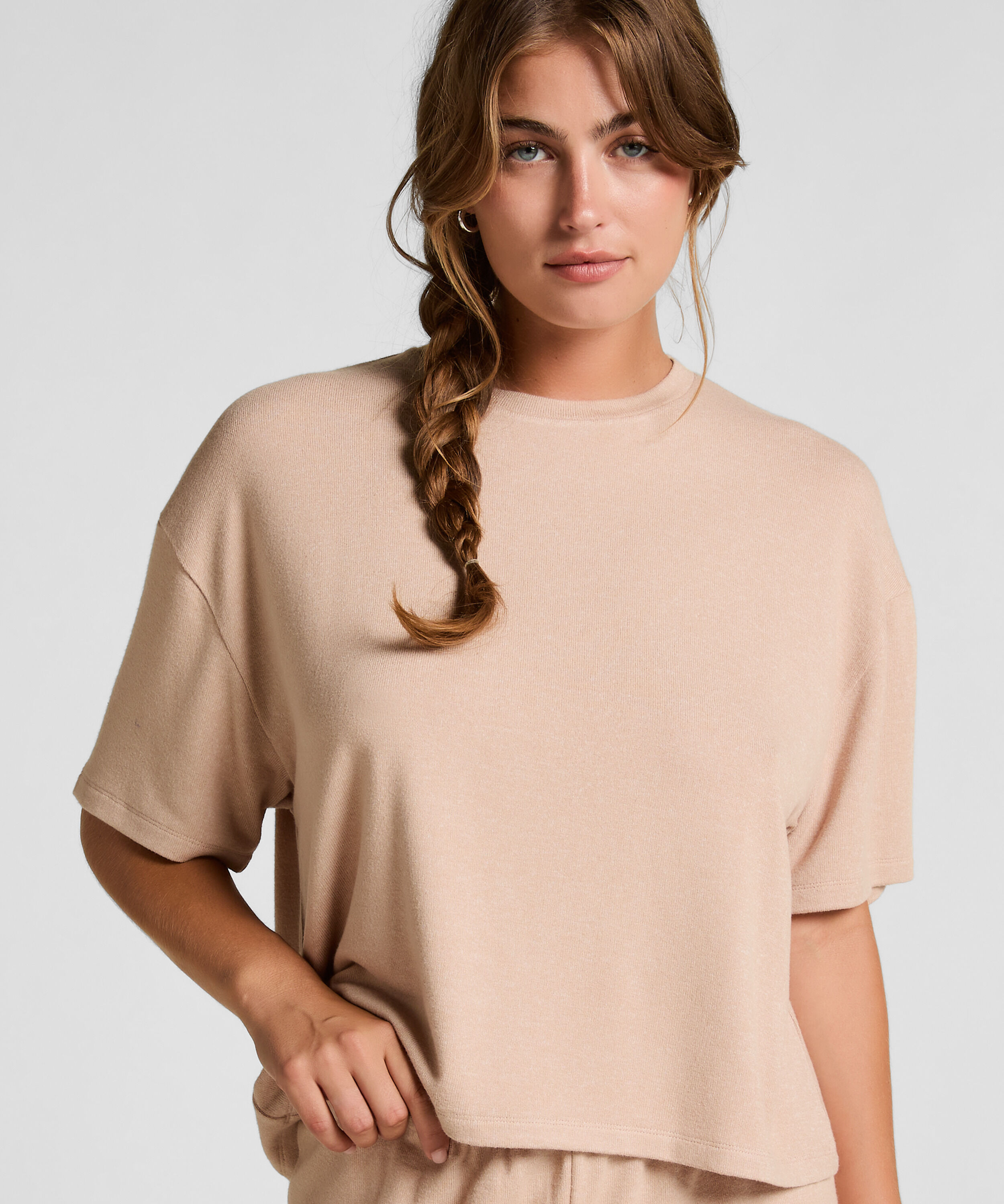 Brushed Jersey Pyjama Top