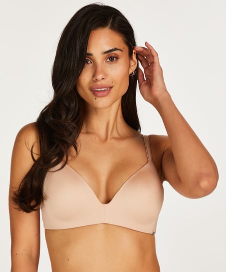Mona Padded Non-wired Bra, Beige