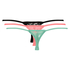 3-pack tangas lace, Blue