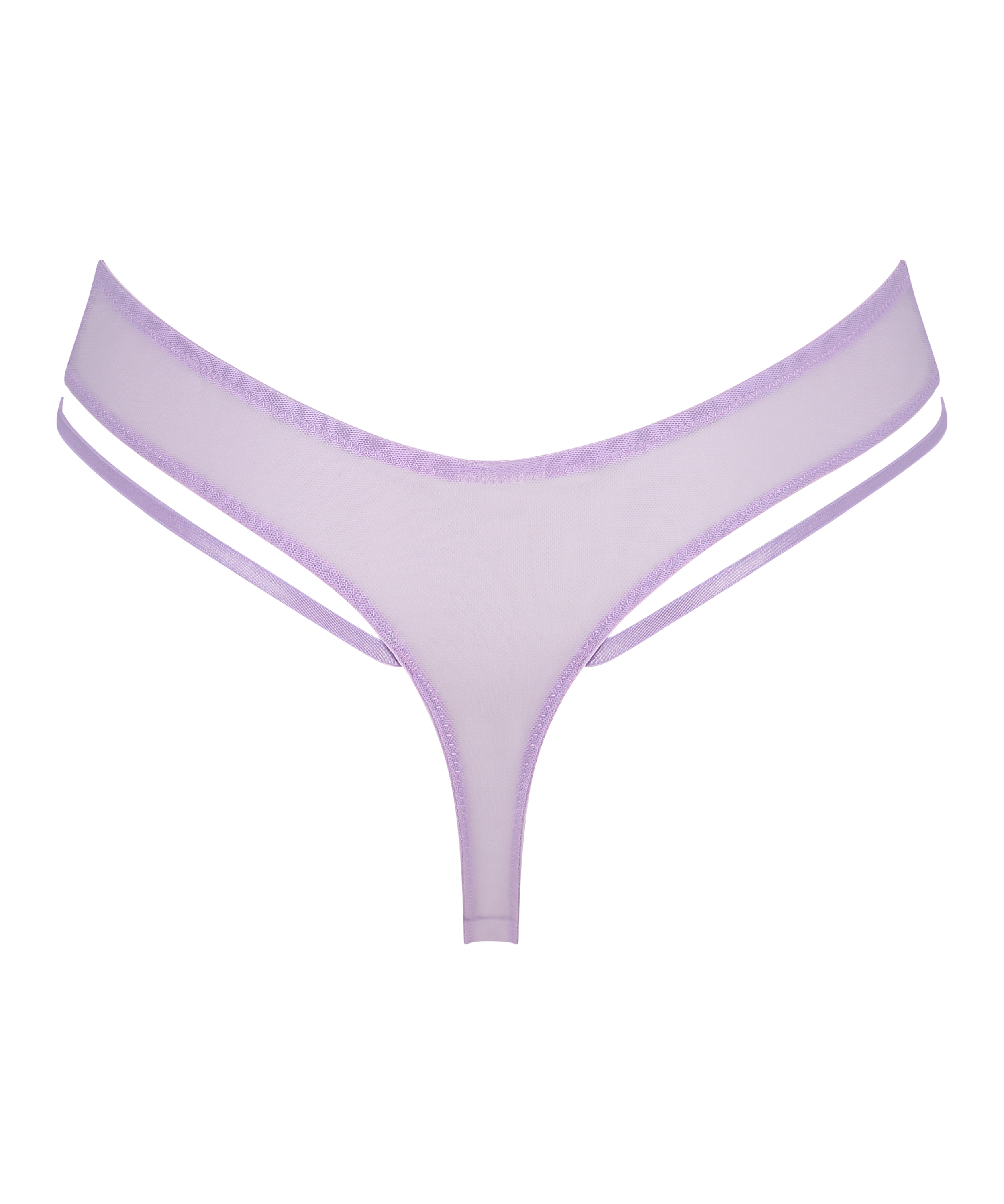 Blaise High Leg Thong, Purple, main