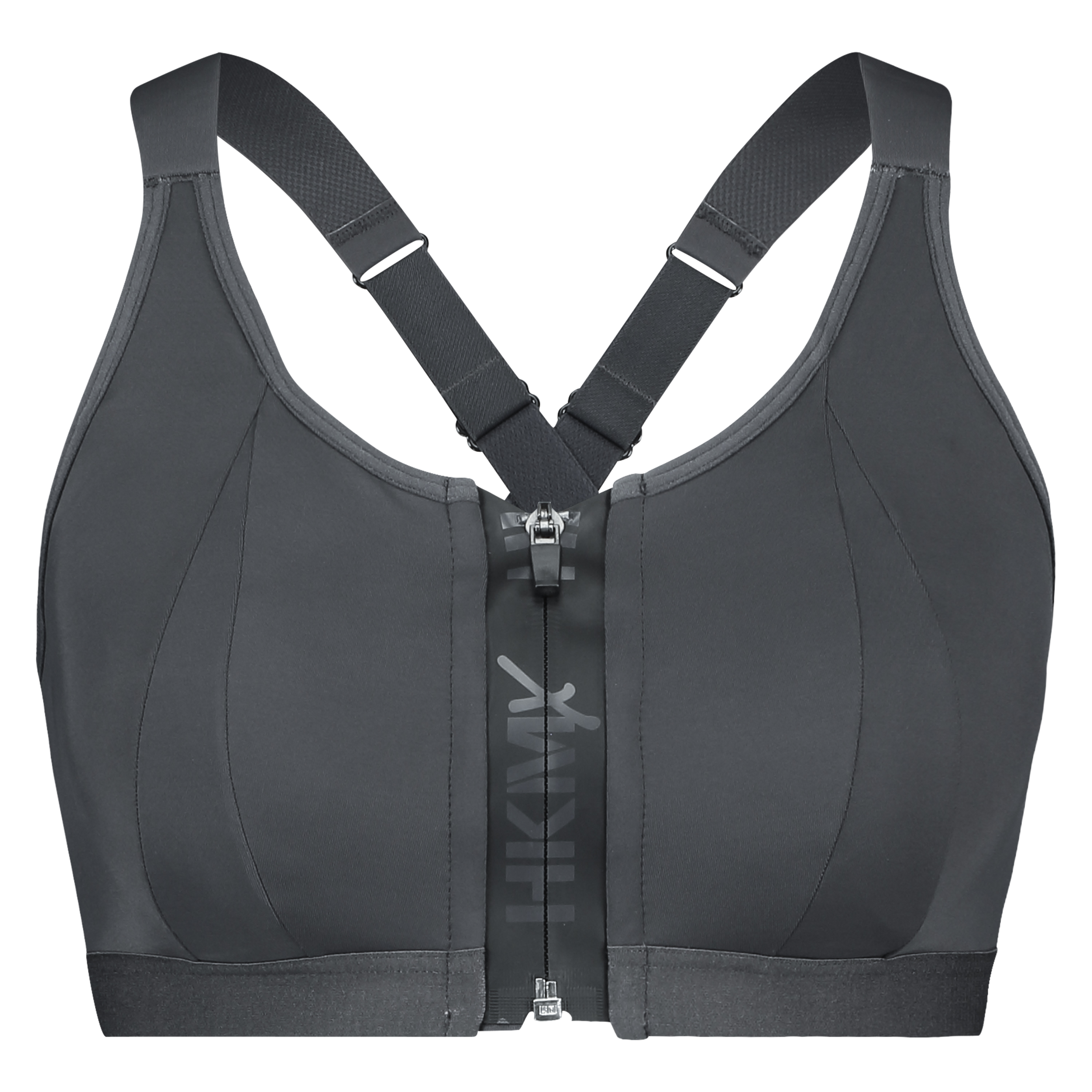 HKMX Sports bra The Pro Level 3, Grey, main