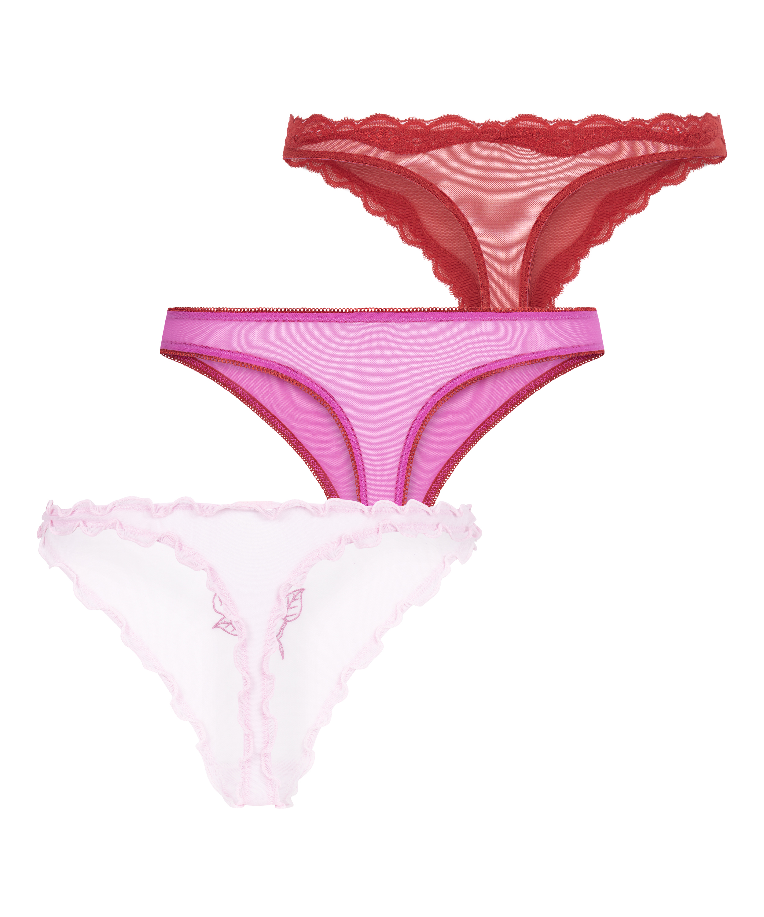 Valentine Thong Giftset, Red, main