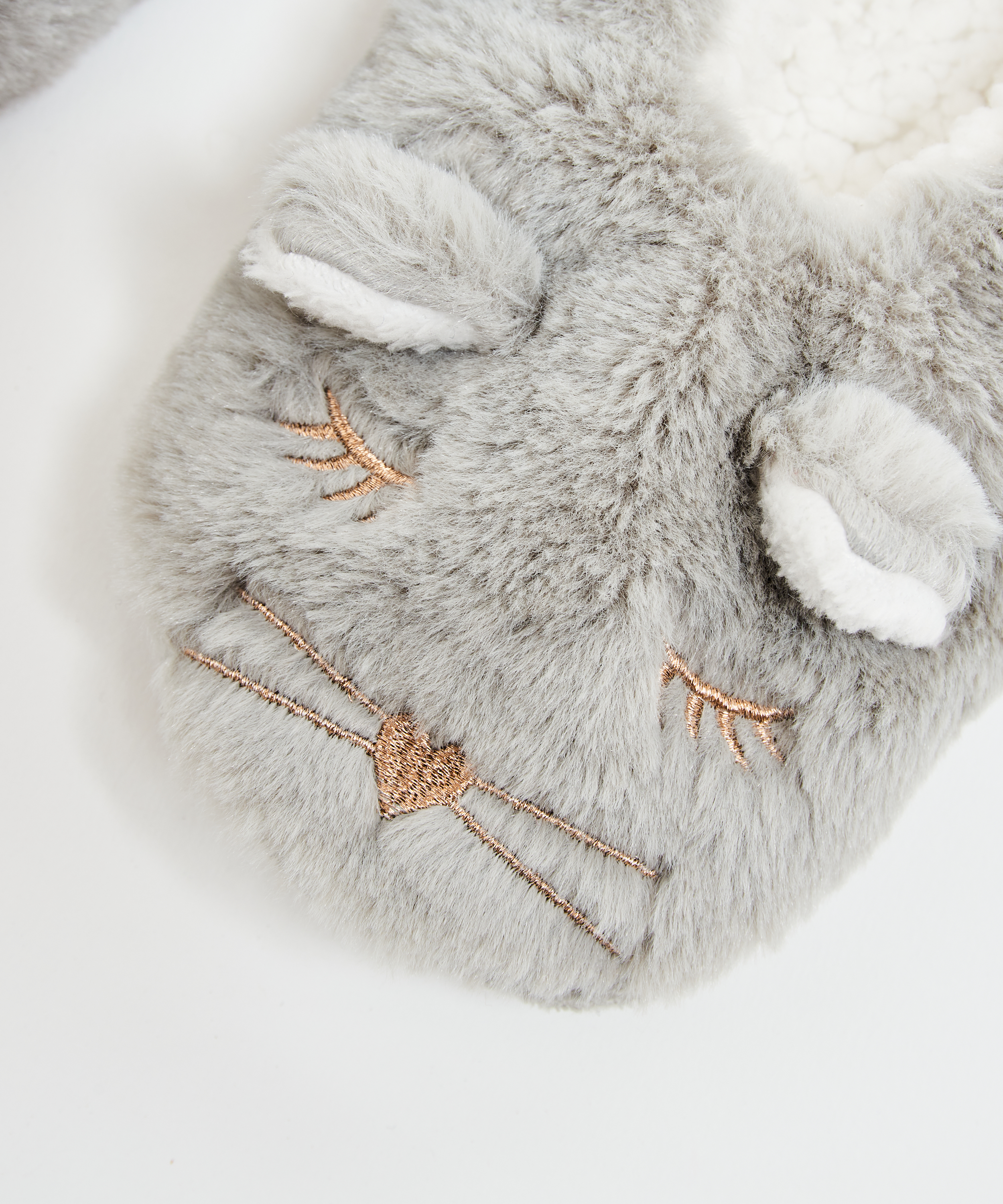 Slippers, Grey, main