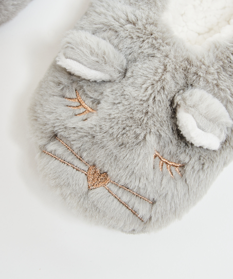 Slippers, Grey