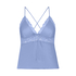 Satin Marcela Cami Top, Blue