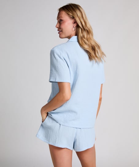 Muslin Short, Blue