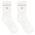 Cotton Crew Socks, White