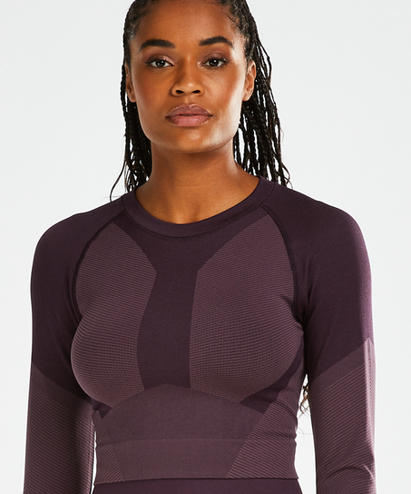 HKMX The Motion Crop Top, Purple