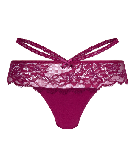 Amanda Boxer String R, Purple