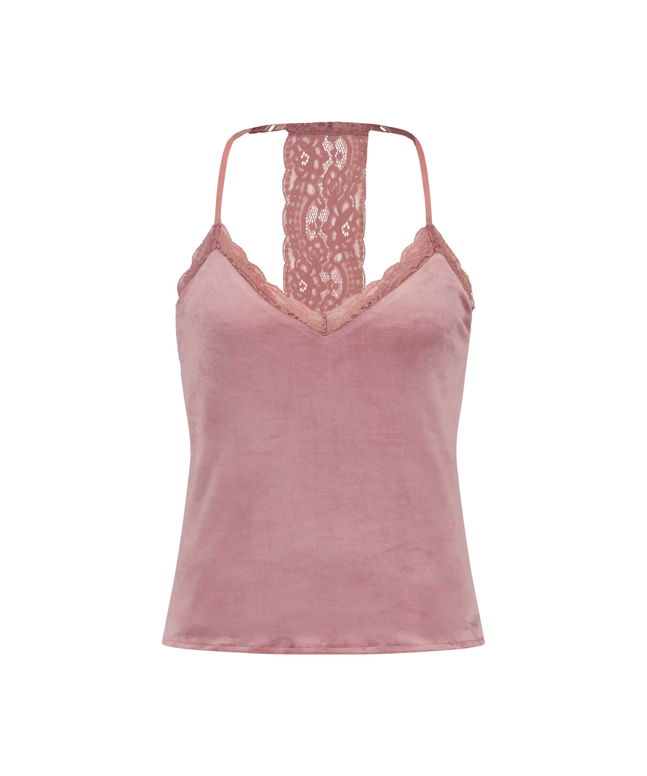 Velvet Lace Cami, Pink, main
