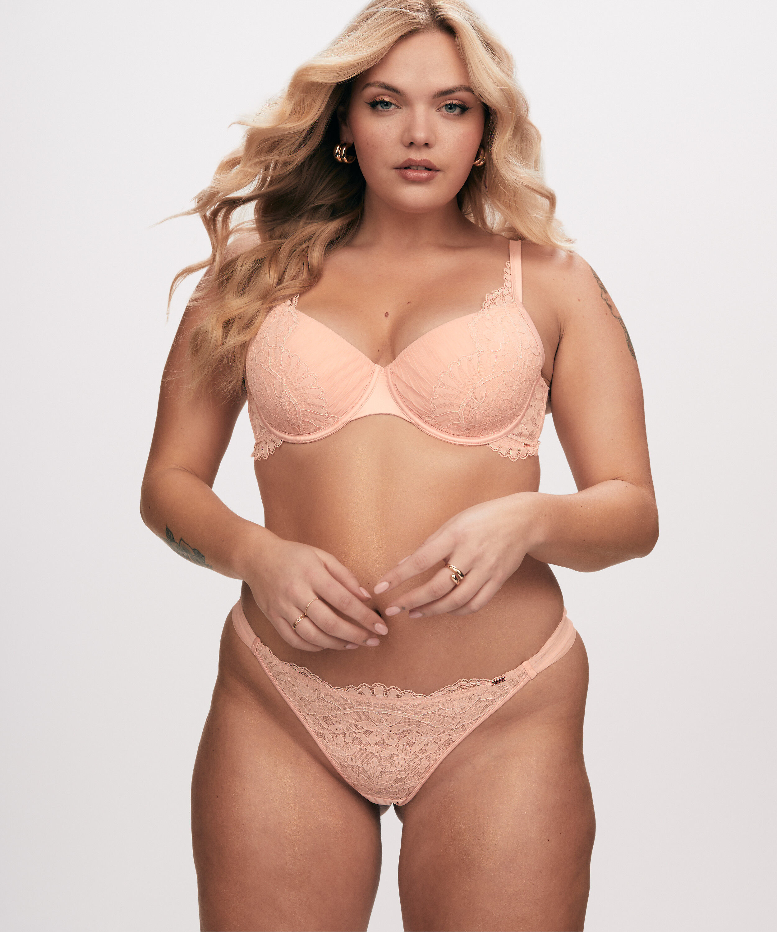 Antonia Padded Underwired Bra, Pink