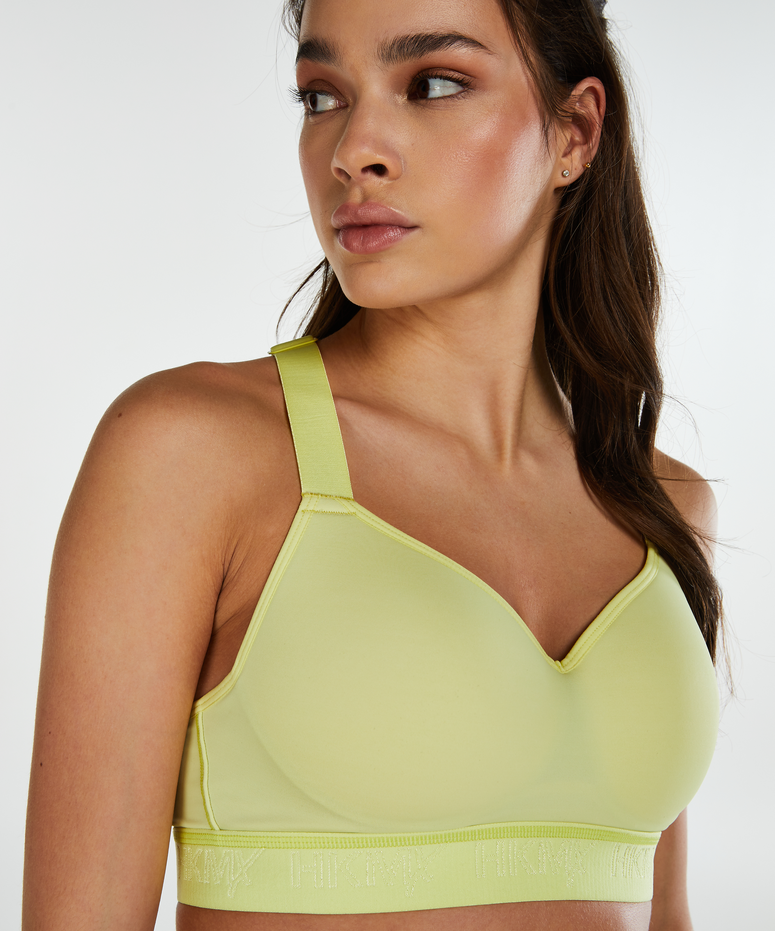 HKMX Sports bra The All Star Level 2, Yellow, main