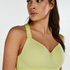 HKMX Sports bra The All Star Level 2, Yellow