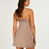Lace Modal Dress, Brown