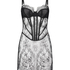 Lace Camille Slip dress, Black