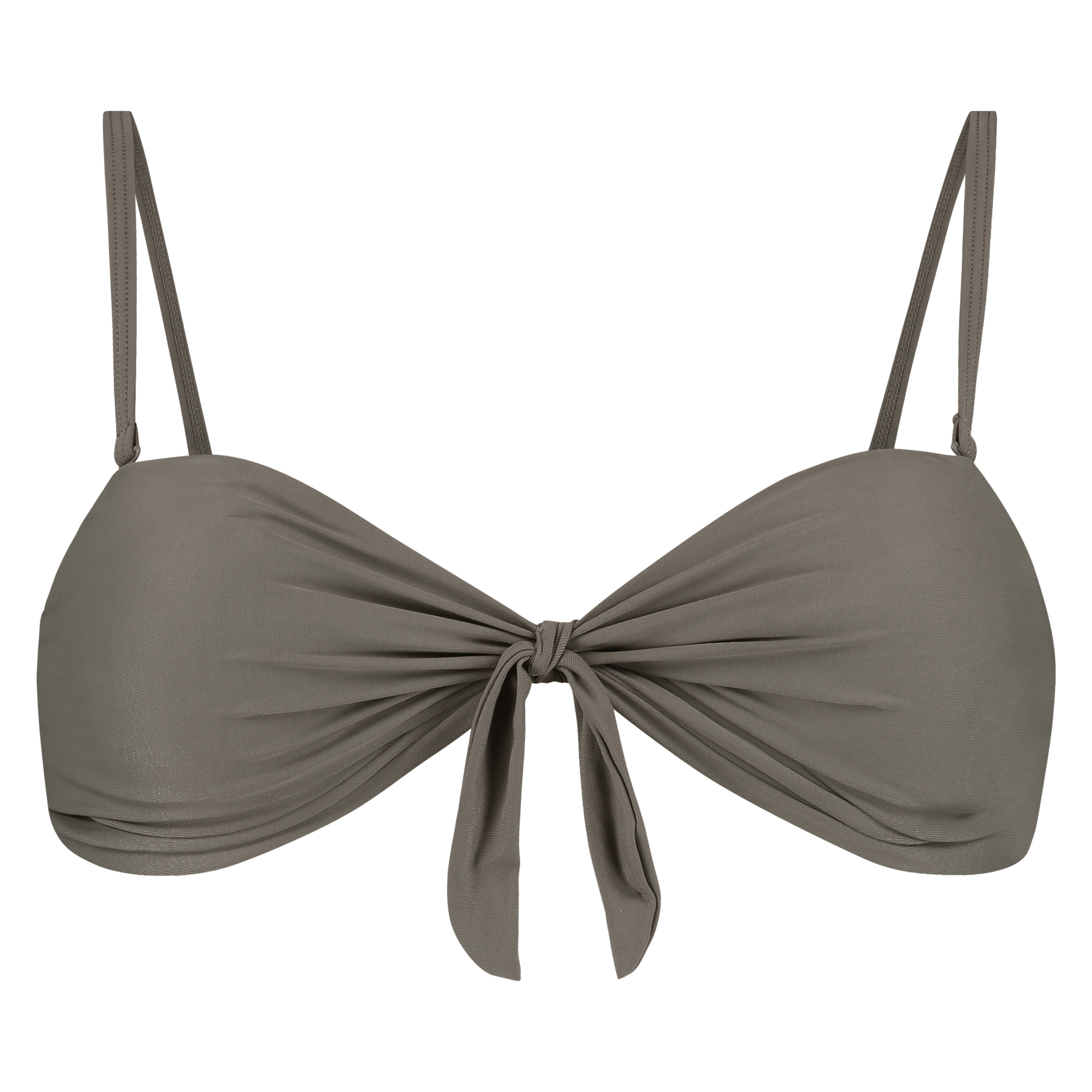 Tribe padded bandeau bikini top, Green, main