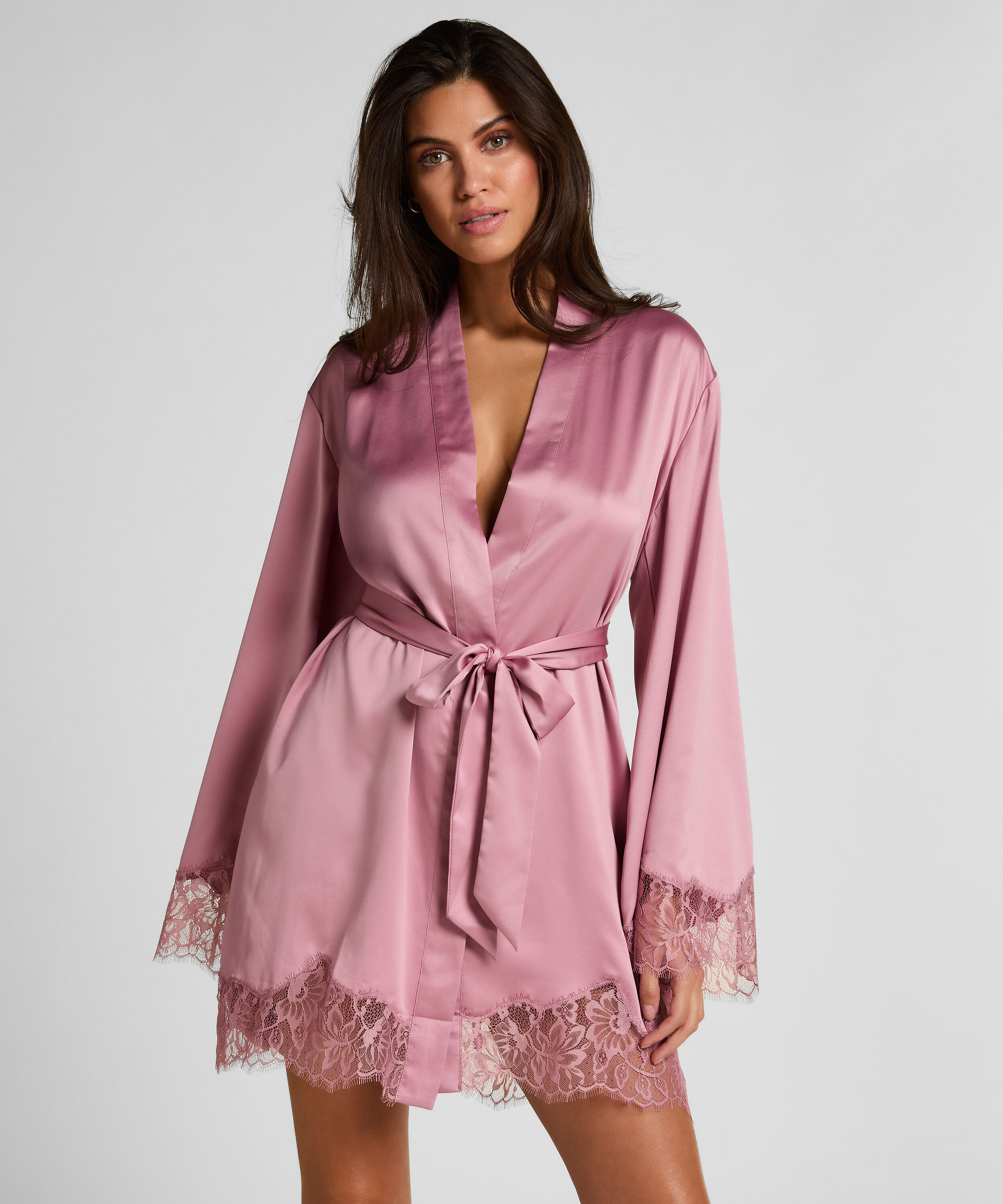 Kimono Satin Valerie, Pink