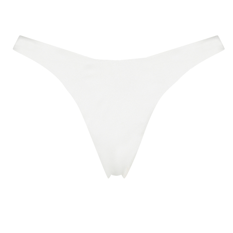 Lola high leg bikini bottoms, White