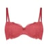 Marine Padded Underwired Bra, Red