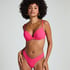 Scallop push-up underwired bikini top Cup A - E, Pink