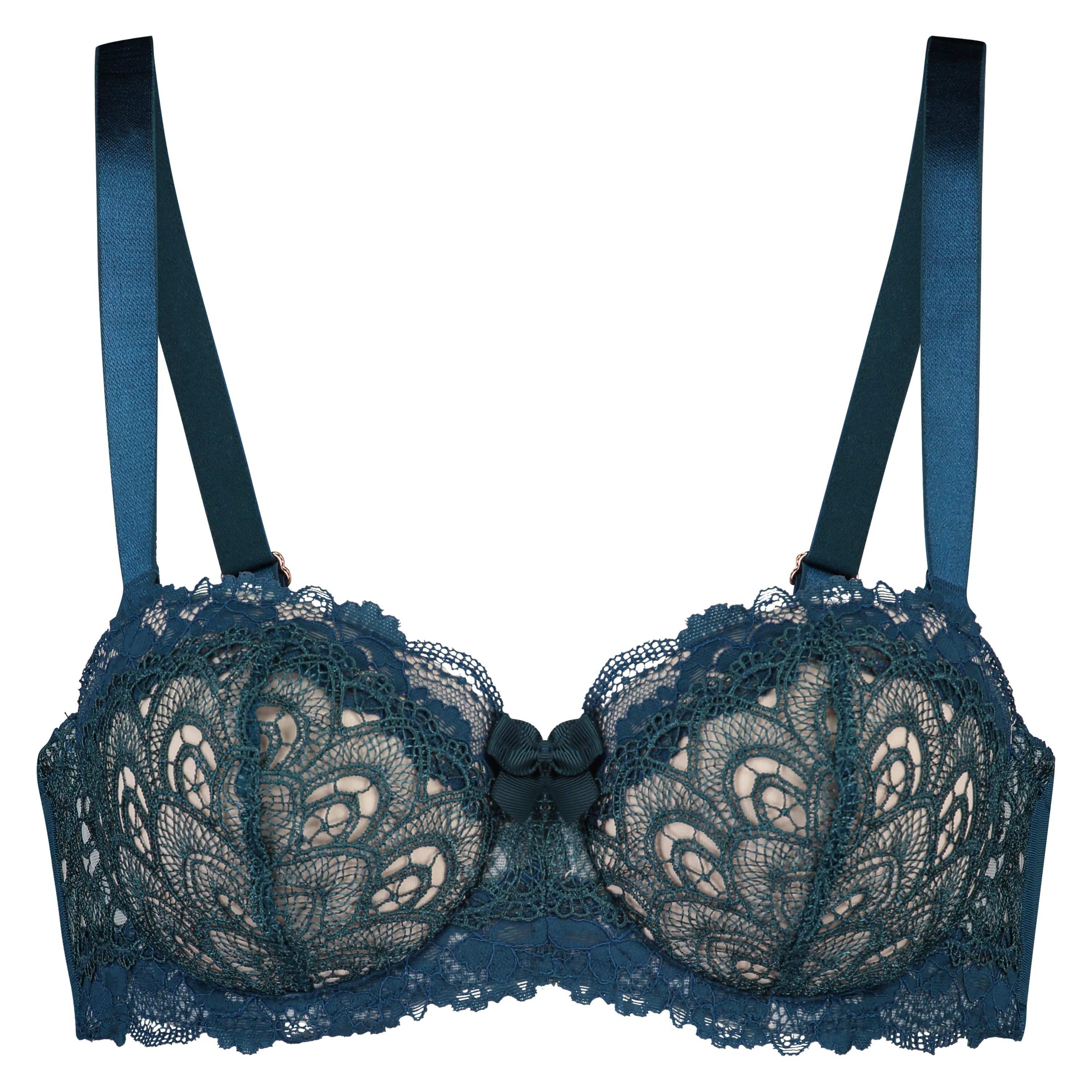 Latrice Padded Strapless Underwired Bra, Blue, main