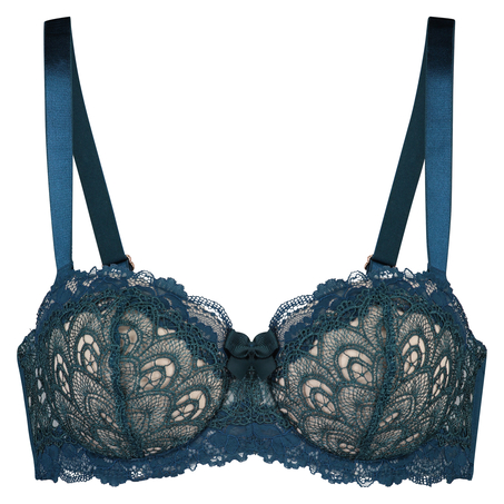 Latrice Padded Strapless Underwired Bra, Blue