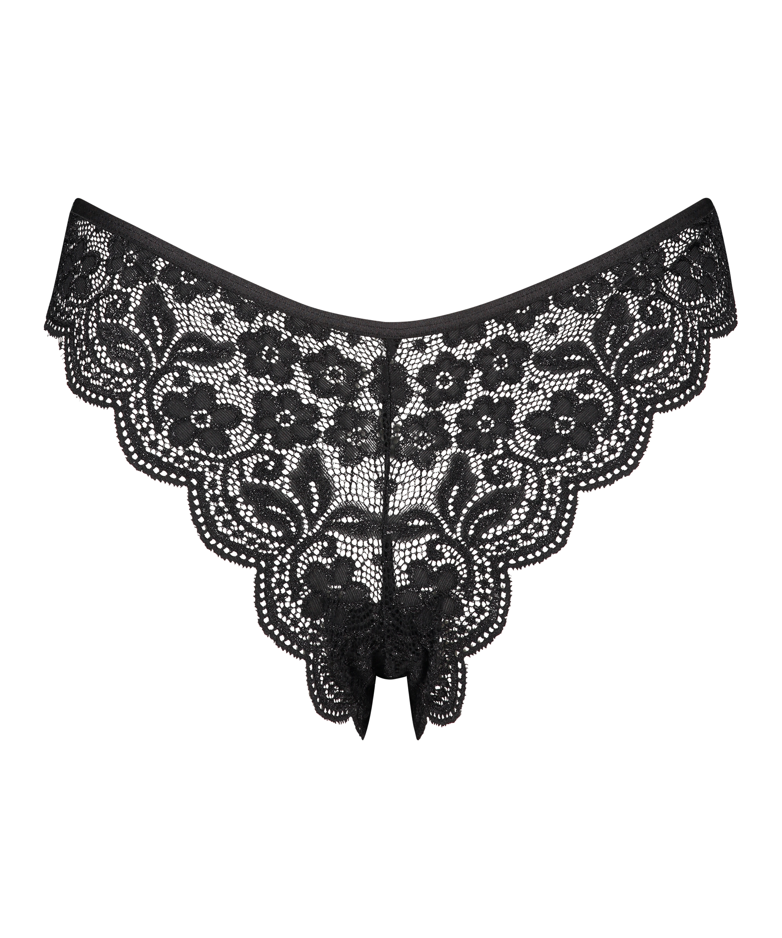 High leg Brazilian, Black, main