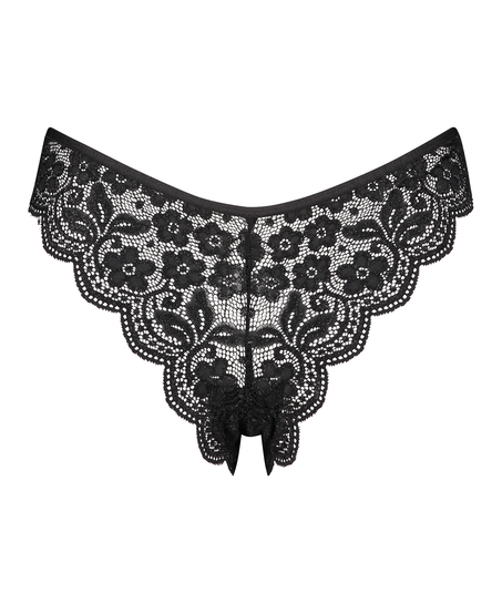 High leg Brazilian, Black