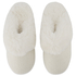 Teddy Mule Slipper, White