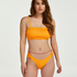 St Lucia Bandeau Bikini Top, Orange