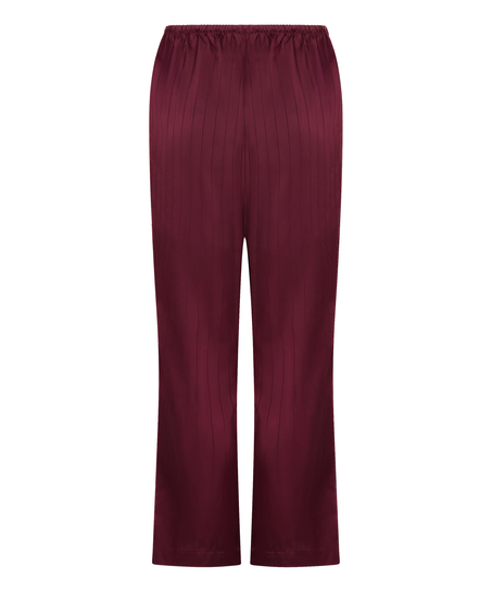 Satin Pinstripe Trousers, Purple