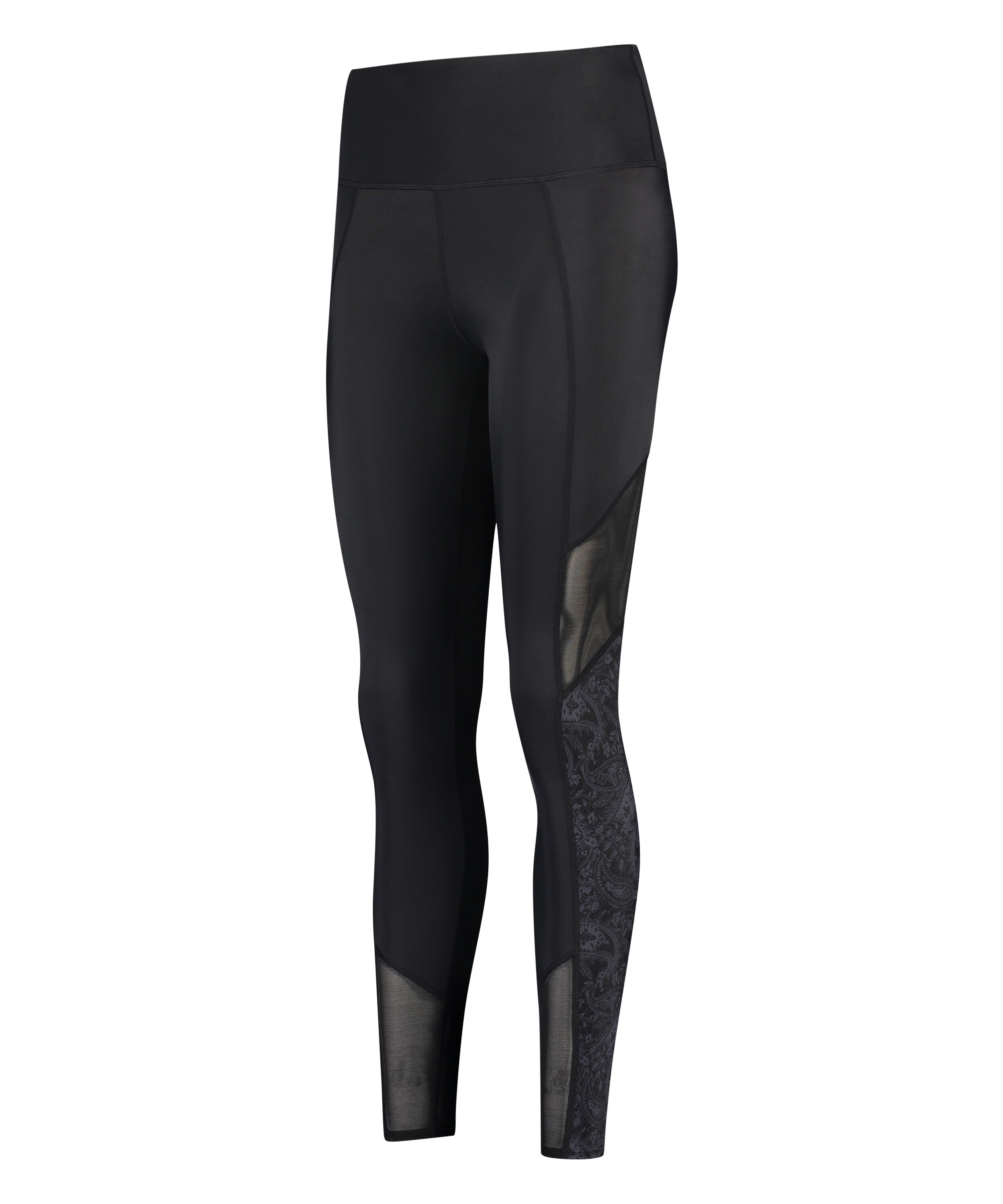 HKMX High waisted sport leggings Rodeo, Black